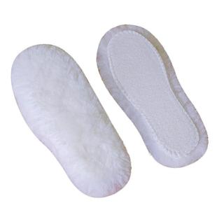 真纯羊毛皮毛一体冬季加绒加厚抗寒保暖男女软棉鞋垫吸汗透气防臭