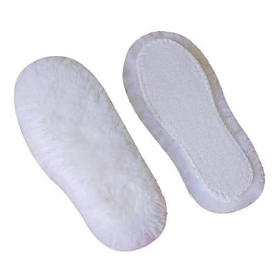3双纯羊毛皮毛一体鞋垫