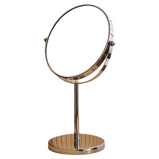 双面台式桌面化妆镜美容院专用办公室超高清放大家用梳妆镜子2026