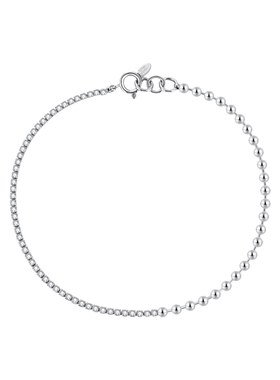 KITSH简约潮酷个性圆珠锆石项链