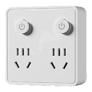 86型家用无线插座转换器多功能多孔一转多USB带下边插位安全阻燃