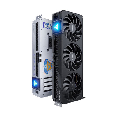 蓝戟B580 PHOTON 12GOC/B570 10G 电竞游戏剪辑台式独立显卡