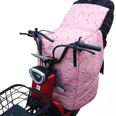 电动车挡风被冬季加绒加厚分体双面防水电瓶摩托车通用保暖侧翼款