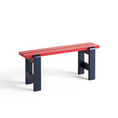 HAY户外彩色实木长凳撞色换鞋凳