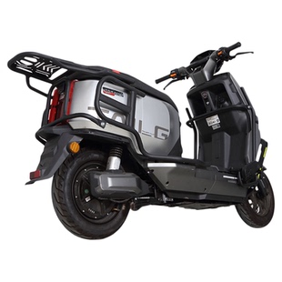 适用台铃苍穹护杠电动车后货尾架改装配件电自电摩版保险杠防摔杠