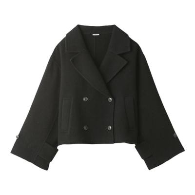 SNIDEL短款羊毛呢大衣外套