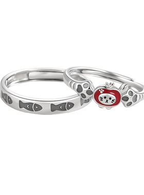 999足银免费刻字夜光戒指