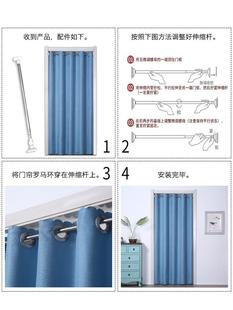 隔斷簾可移動屏風掛布吊客廳做房間美容院高檔租分間門臥室隱私布