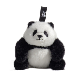 熊猫玩偶小挂件花花七仔毛绒公仔包包钥匙扣正版文创玩具摆件