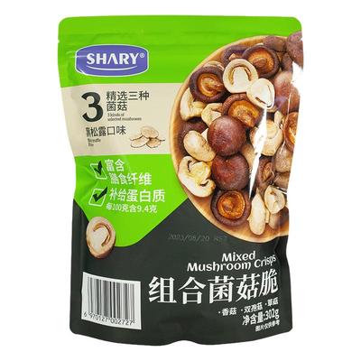 组合菌菇脆香菇干高膳食纤维山姆