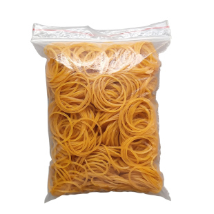黄色橡皮筋高弹力盘发烫发耐用牛皮筋一次性橡皮圈捆绑带乳胶圈