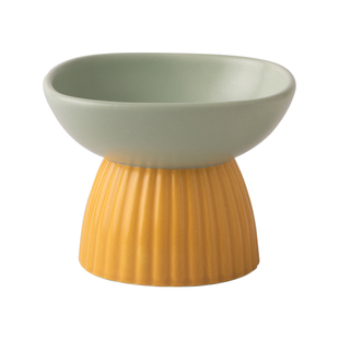 巷子尾〖造型感十足〗小众异形浮雕陶瓷高脚盘家用果盘茶几点心盘