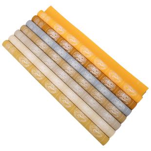 锦墨堂四尺整张粉彩套色方格瓦当宣纸56 84格120格带落款半生熟毛笔书法比赛考级作品专用手工宣纸水印仿古纸