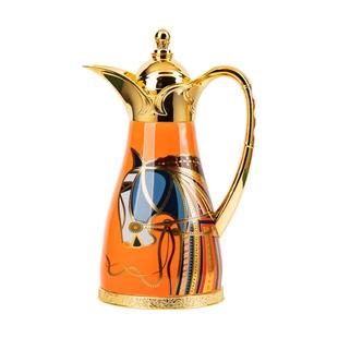 爱玛家热水瓶家用暖瓶暖壶中古风开水瓶软装摆件茶壶气压式保温瓶