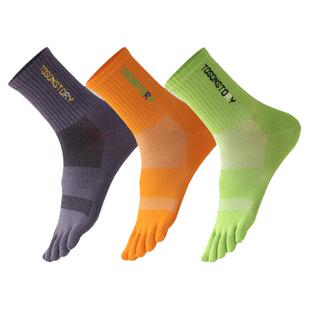 唐城故事五指袜男夏季吸汗透气运动五趾袜棉袜中筒分趾透气跑步袜