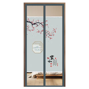 2025新款高档门帘防蚊卧室半隐私防偷窥遮挡隔断帘磁性纱门纱窗帘