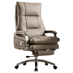 真皮老板椅商务办公室椅子可躺电脑椅家用沙发座椅舒适久坐办公椅