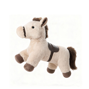 CiliCimi生日礼物毛绒玩具小马驹玩偶马年吉祥物儿童布娃娃公仔