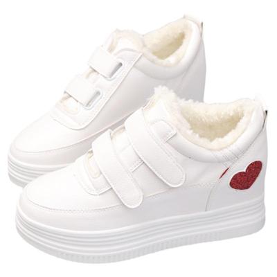 棉鞋韩版百加绒保暖女厚底8cm