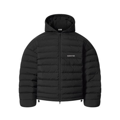 EXITMODE BY BLINDNOPLAN 25AW90白鸭绒廓形排骨可拆卸毛领羽绒服