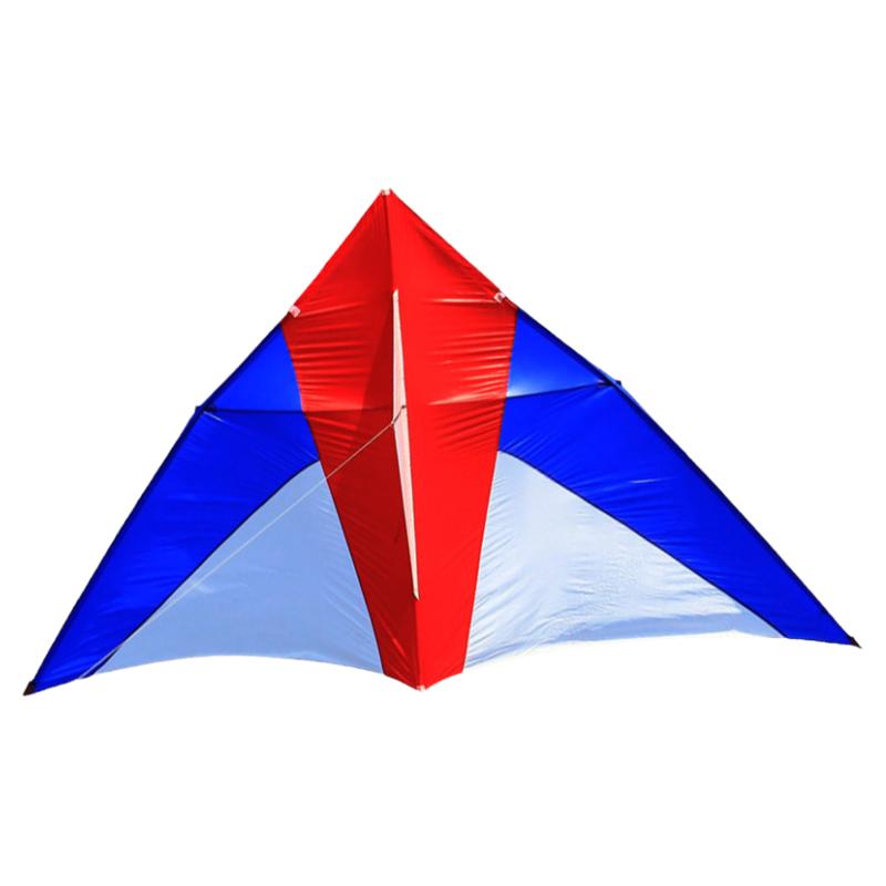 王侉子潍坊风筝大型三角伞布碳杆成人微风易飞精细做工微风风筝