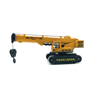 儿童合金惯性吊车挖掘机起重机玩具车男孩宝宝仿真工程拖车模型