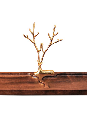 中古风入户门玄关放钥匙置物架