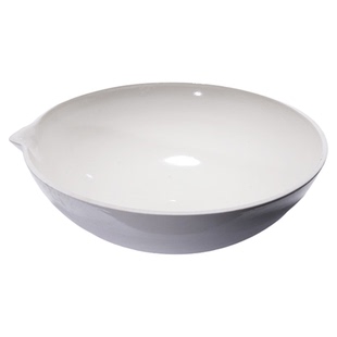 精玻科研精选瓷元皿耐高温耐腐蚀50/60/75/100/125/150ml实验室圆底化学蒸发皿加厚耐磨陶瓷蒸发皿防裂防爆