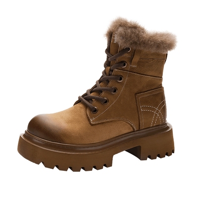 HR赫莲娜新款羊毛一体加厚雪地靴