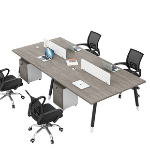 办公桌椅组合电脑桌子现代简约四六八人屏风卡位职员办公桌员工位