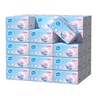 【加量加厚】原木420张大包抽纸家用实惠装整箱批发卫生纸餐巾纸