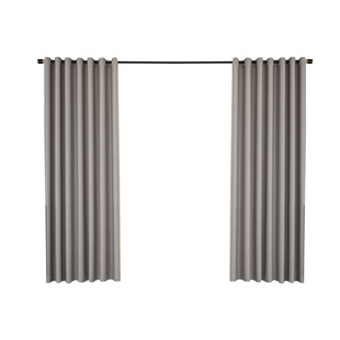 加高窗帘3米高2.9米加高轻奢简约双面遮光成品落地窗隔断高奶茶色