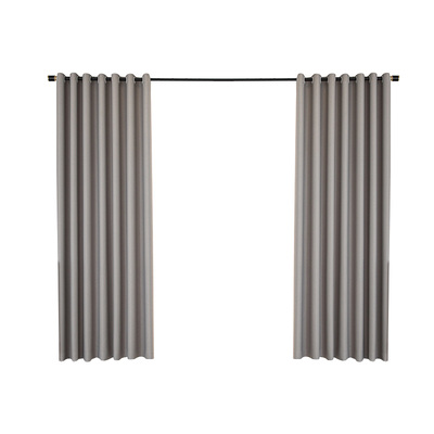 加高窗帘3米加高轻奢成品奶茶色