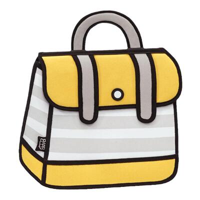JumpFromPaper手提包黄色二次元2d通勤漫画书包女学生立体包JFP