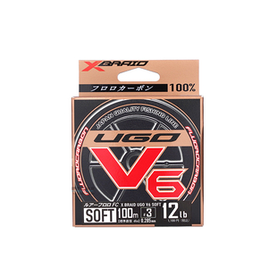 日本YGK原装进口UGO V6碳线超柔碳素线100米船钓路亚主线前导鱼线