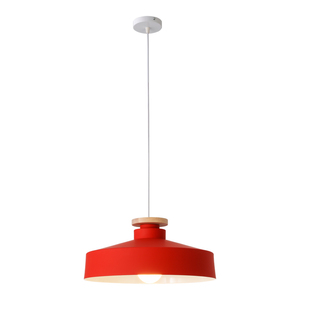 北欧餐饮店铺简约个性单头商用彩色灯罩奶茶店吧台餐厅饭店小吊灯