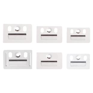 集成墙板卡扣卡子固定扣件竹木纤维PVC长城板通用墙卡不锈钢配件