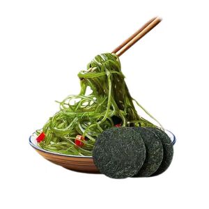 烘干压缩海带丝干货高泡发免洗免切圆饼无沙独立包装凉拌菜麻辣烫