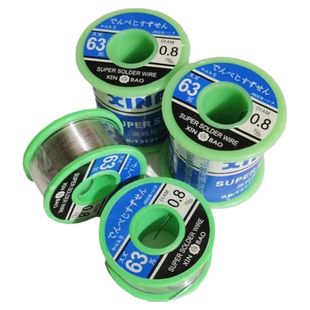 高纯度天津中亚免清洗63%鑫宝焊锡丝0.8mm1.0mm高品质120g/卷包邮