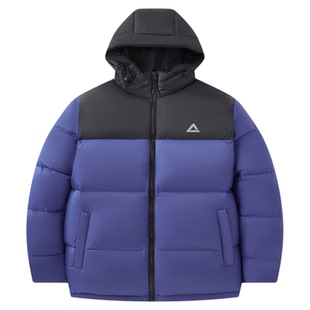 匹克运动羽绒服女款冬季新款休闲连帽羽绒服舒适透气保暖羽绒服