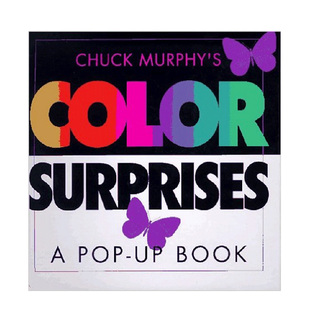 【预售】惊奇的颜色 Color Surprises 英文原版幼儿童色彩启蒙认知绘本3-6岁 精装 Chuck Murphy立体书3D图画书进口童书