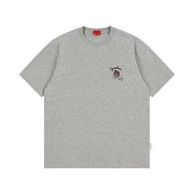 GOODBAI GOODEES×minini 后背乐队印花宽松短袖T恤