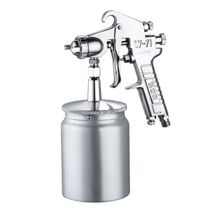 日本佐克W-71 -77上下壶家具汽车高雾化 油漆喷壶喷枪 喷漆枪气动