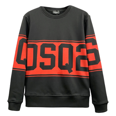 秋冬季男士圆领卫衣DSQ2个性字母印花长袖痞帅上衣美式潮休闲外套