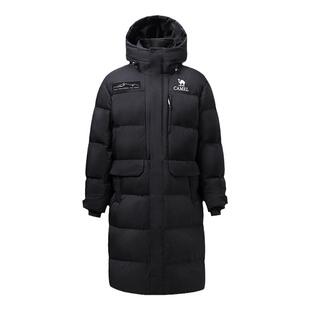 骆驼鹅绒羽绒服女款2026冬季新款大鹅绒加厚面包服长款保暖外套冬