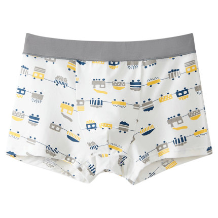 红豆居家男童内裤纯棉莫代尔大童平角抗菌短裤儿童四角裤衩青少年