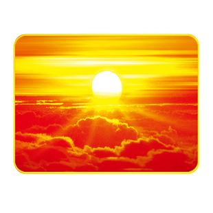 旭日东升摆台装饰画日出太阳乔迁新家送礼暖居画客厅卧室床头摆件