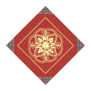 水云阁2026马年新款复古微喷蜡染斗方福字红纸空白手写春联纸加厚对联纸写福字的红纸宣纸对联专用纸