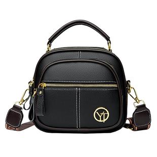 包包女轻奢女士手提苹果包真皮质感多层百搭妈妈包中年单肩斜挎包