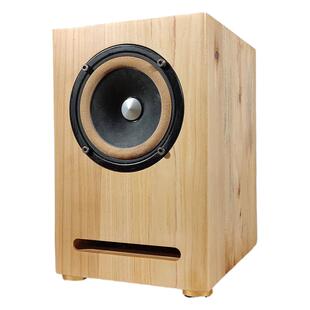 4寸5寸6.5寸实木音响空箱体全频喇叭定制榫卯工艺喷漆赠送配件